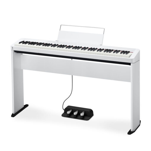 Digitalpiano, CASIO PRIVIA PX-S1000 WH med benställning CS-68 WH och trepedalställ SP-34 - Pianomagasinet