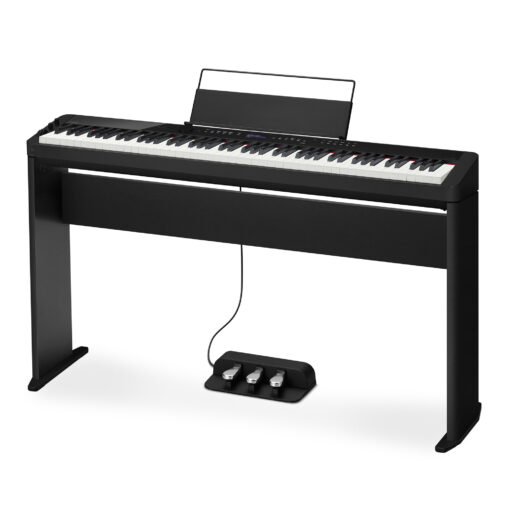Digitalpiano, CASIO PRIVIA PX-S3000 BK med benställning CS-68 BK och trepedalställ SP-34 - Pianomagasinet