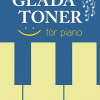 Glada toner för piano -notbok för pianoundervisning och utveckling